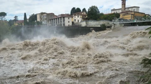 River Brembo, Italy Stock Footage 287697741