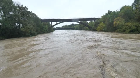 River Brembo, Italy Stock Footage 287698545