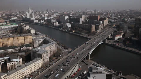 River bridge Stock Footage 25848906