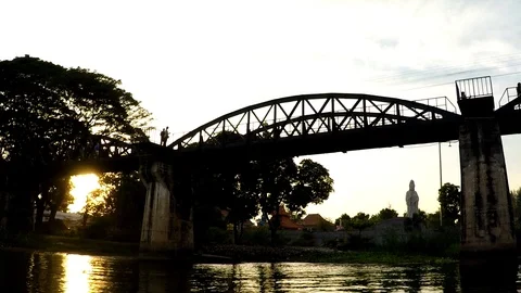 River bridge Видео 91277448