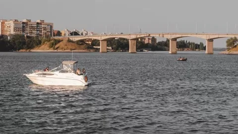 River bridge Stock Footage 135101658