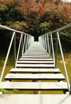 River bridge Foto stock