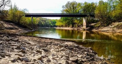 River Bridge Stock-Fotos