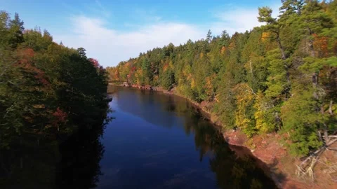 River Bridge revealed Stock Footage 165942629