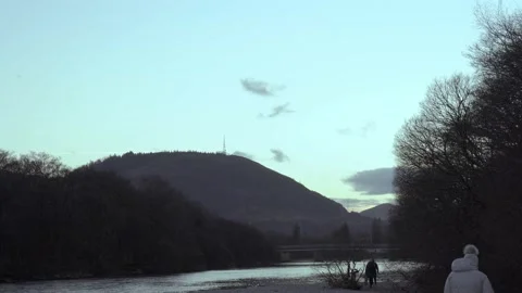 River bridge stones Stock Footage 167668457