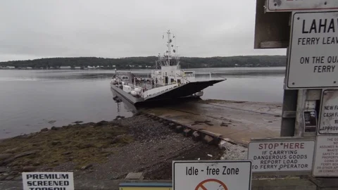 River Cable Ferry Crossing a River Stock Footage 91259913