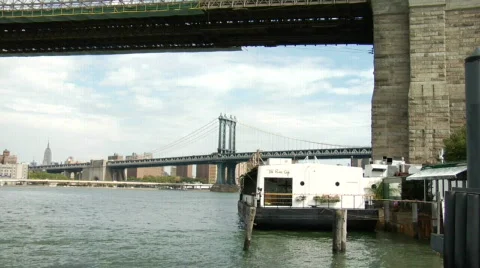 River cafe8 Stock Footage 196291