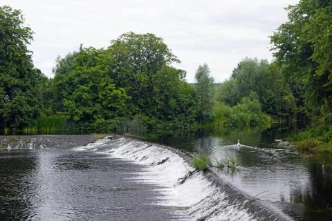 River at the Cahir Castle Stock Photos