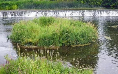 River at the Cahir Castle Stock Photos