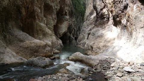 River in the Cañón de Somoto Stock Photos
