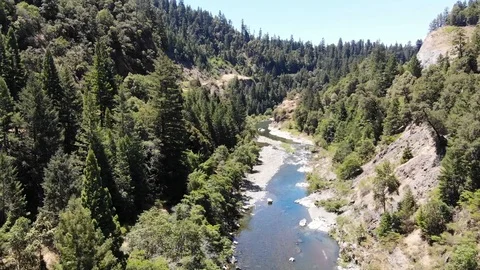 River Canyon Flythough Stock Footage 111685560