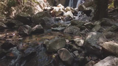 River in canyon Stock Footage 193758192
