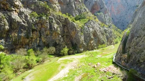 A River in a Canyon 動画素材 247954456