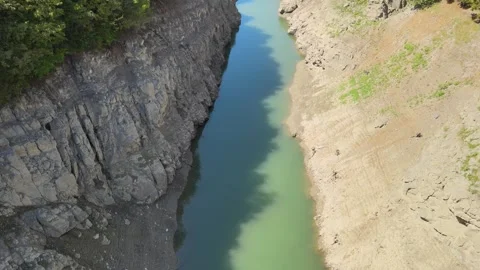 River canyon nature Stock Footage 240786977