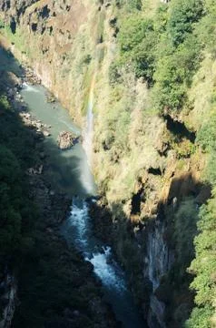 River in a canyon Stock Photos