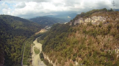 River in canyons timelapse Video stock 91890821