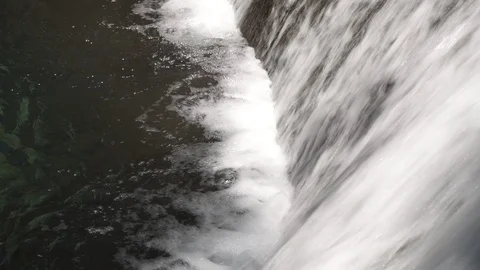 River cascade detail Video stock 112981705