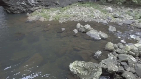 River Cave 1 Stock Footage 97822945
