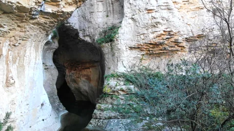 A river cave in Sicily 스톡 동영상 265754537