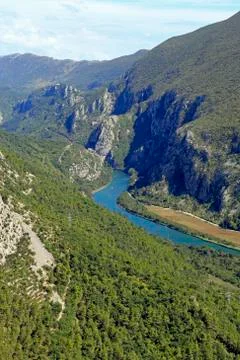 River Cetina flow Stock Photos