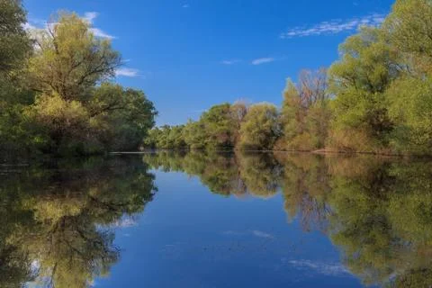 River channel Stock Photos