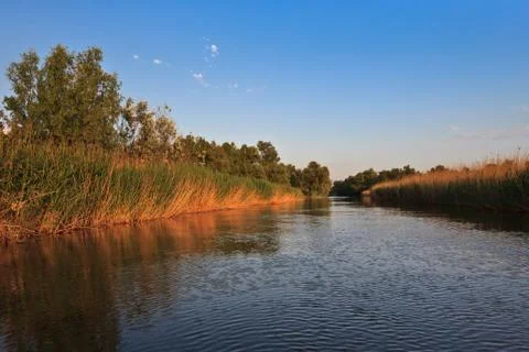 River channel Stock Photos