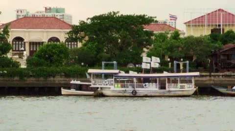 River Chao Praya Stock Footage 10560327