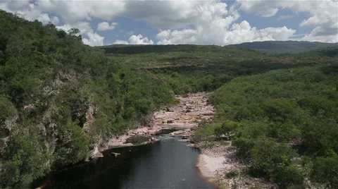 River on Chapada Diamantina Stock Footage 51776909