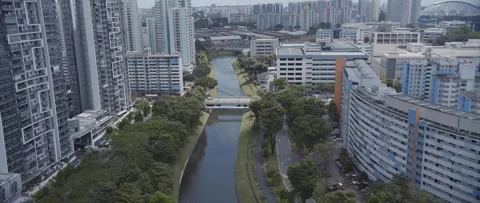 River in the City 2 Stock Footage 301954524