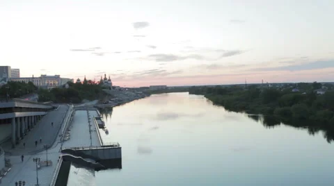 River city panorama Stock Footage 61261016