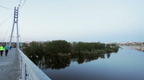 River city panorama Stock Footage 61261030