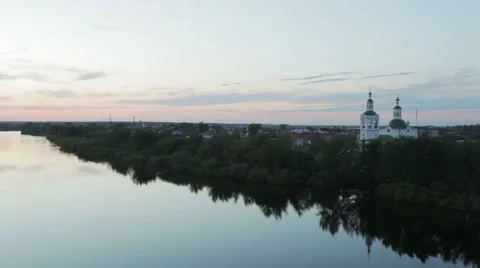 River city panorama Stock Footage 61261032