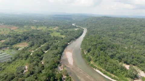 River in the city of tena Stock Footage 159453116
