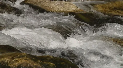 River clean water slow Video stock 37269300