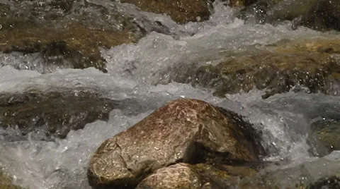River clean water slow motion Video stock 37269051