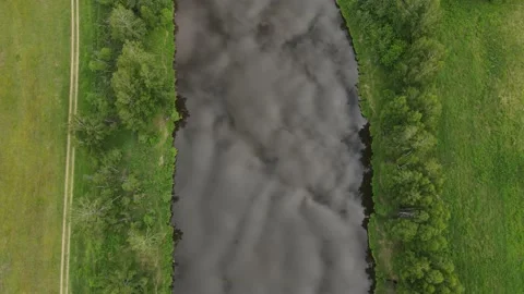 River of clouds Stock Footage 161344588