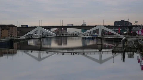 The River Clyde - Reflections Stock Footage 70764900