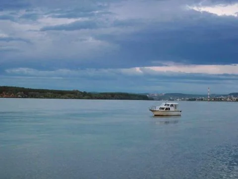 River coast at the belgrade Stock Photos