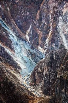 River in Colca Canyon Foto stock