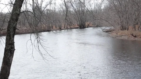 River at Concord Stock Footage 73748805