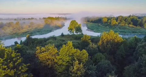 River confluence Stock Footage 130462354