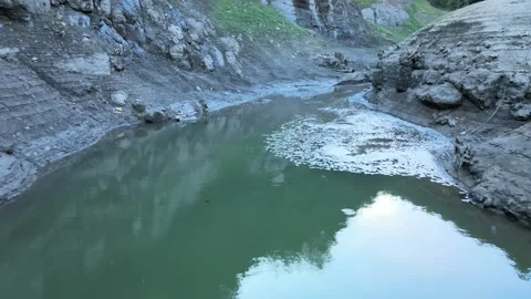 River contamination nature Stock-Footage 240789450