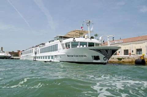 River Countess Ship, Venice Stock Photos