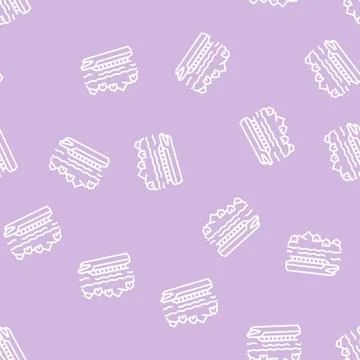 River cruise line seamless pattern Stock-Illustration