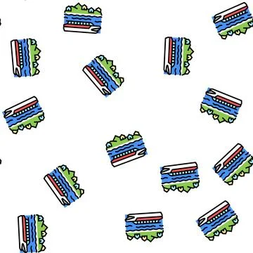 River cruise vector seamless pattern Stock Illustration