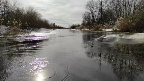 River current 4K 30 FPS Stock Footage 267613184