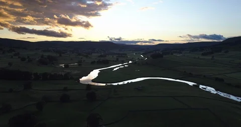 River curve Stock Footage 85692198