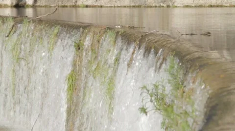 River dam Stock Footage 750016