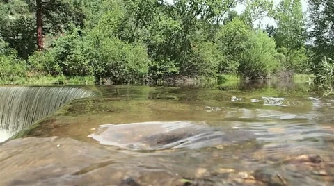 River Dam Stock Footage 40779255