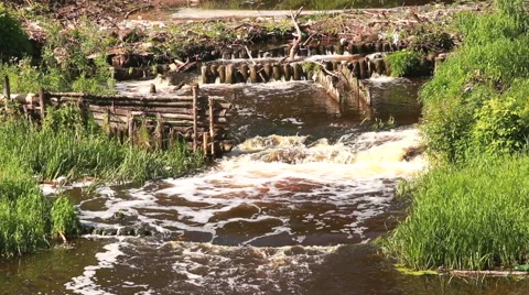 River dam Stock-Footage 51298664